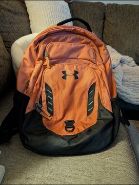 Under Armour  Orange/Pink and Black Performance Backpack